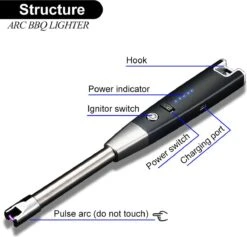 PLASMA - Briquet Plasma - Briquet Plasma USB Rechargeable - Briquet électrique - Briquet Arc - Wit 19 PLASMA - Briquet Plasma - Briquet Plasma USB Rechargeable - Briquet électrique - Briquet Arc - Wit -Grill Feu Maison 1200x1149 3