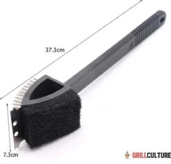 GrillCulture® Brosse Barbecue 3 En 1 Avec Grattoir - Brosse Pour Gril - Brosse De Nettoyage - Grattoir Et Nettoyant Pour Barbecue - Accessoires Pour Barbecue - Barbecue -Grill Feu Maison 1200x1152 3
