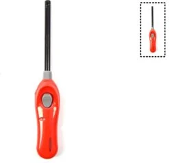 1x Briquets Barbecue Rouge| Une Qualité |Protection Enfant/Sécurité Enfant| Briquets à Gaz Rechargeables 26 Cm