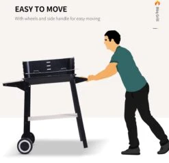Station De Grillades Sur Chariot Outsunny Barbecue Autoportant Avec Pare-vent 2 X étagère Réglable En Hauteur 846-032 20 Station De Grillades Sur Chariot Outsunny Barbecue Autoportant Avec Pare-vent 2 X étagère Réglable En Hauteur 846-032 -Grill Feu Maison 1200x1158 2