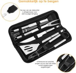 Accessoires BBQ Bolture - Pinces BBQ - Brosse BBQ - Spatule - Fourchette - Feuille - Brochette - Acier Inoxydable -Grill Feu Maison 1200x1162 3