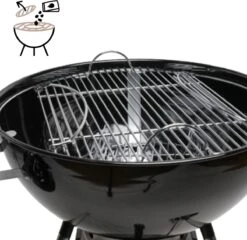 NATERIAL - Barbecue à Charbon PHOENIX BETA - 8 Personnes - Ø 57 Cm - H. 108 Cm - Acier émaillé - Zwart - Barbecue Boule -Grill Feu Maison 1200x1165 1