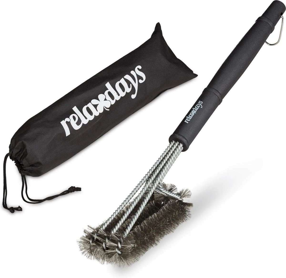 Relaxdays Brosse à Barbecue En Acier Inoxydable - Brosse Métallique Barbecue - Brosse De Nettoyage - Brosse Métallique 1 Relaxdays Brosse à Barbecue En Acier Inoxydable - Brosse Métallique Barbecue - Brosse De Nettoyage - Brosse Métallique