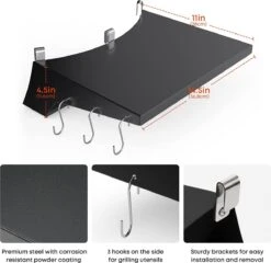 Table D'appoint Amovible Et Pliable BBQNovation Pour Les Barbecues Kogel De 57 Cm, Garantie D'ajustement à 100 % Sur La Plupart Des Barbecues Weber Kogel -Grill Feu Maison 1200x1165 15