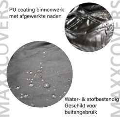 Housse De BBQ Maxxcovers - Cuisine Extérieure - 148 X 61 X 110 Cm - Imperméable - Zwart - Oa Weber / Boretti / Campingaz -Grill Feu Maison 1200x1165 7