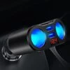 Répartiteur D'allume-cigare De Voiture - Entrée USB De Voiture - 2 Prises De Cigarette - Chargeur De Voiture - Répartiteur 12 V - Chargeur De Voiture USB