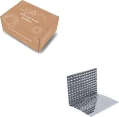 Orange85 De BBQ En 2 Parties - Acier Inoxydable - Pliable - Gril - Barbecue - BBQ - Tapis De Grill - Plaque à Pâtisserie - Matériel De Barbecue -Grill Feu Maison 1200x1174 1