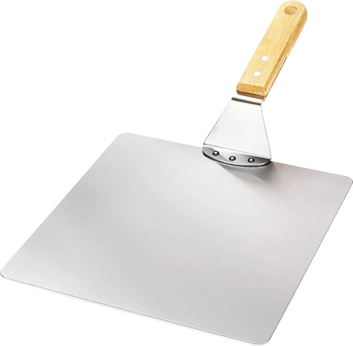 Pelle à Pizza En Acier Inoxydable - Pelle à Pizza Et à Gâteau Avec Manche En Bois - Pelle à Pizza Pour Pizza, Tarte Flambée, Sandwichs Et Pain (argent / Marron - Angulaire) 1 Pelle à Pizza En Acier Inoxydable - Pelle à Pizza Et à Gâteau Avec Manche En Bois - Pelle à Pizza Pour Pizza, Tarte Flambée, Sandwichs Et Pain (argent / Marron - Angulaire)