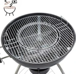 NATERIAL - Barbecue à Charbon PHOENIX BETA II - 8 Personnes - Ø 57 Cm - H. 108 Cm - Acier émaillé - Zwart - Kogelbarbecue 11 NATERIAL - Barbecue à Charbon PHOENIX BETA II - 8 Personnes - Ø 57 Cm - H. 108 Cm - Acier émaillé - Zwart - Kogelbarbecue -Grill Feu Maison 1200x1177