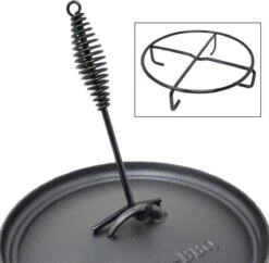 BIG-BBQ 4.5 QT (3,8 L) FOUR HOLLANDAIS SANS PIEDS AVEC ACCÈS. -Grill Feu Maison 1200x1177 6