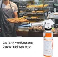 Brûleur à Gaz + 1 Bouteille De Gaz - Briquet - Brander Crème Brûlée - Soudure - Brûleur De Cuisine - Camping