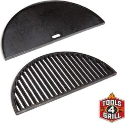 Plaque De Cuisson En Fonte Demi-lune Tools4Grill / Plaque De Cuisson Grille En Fonte Diamètre 46 Cm -Grill Feu Maison 1200x1179 14