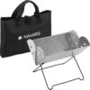 BBQ Pliable Navaris Avec Sac De Transport - Mini Barbecue 35x26,5x24,5 Cm - Grille En Acier Inoxydable - Pour L'extérieur