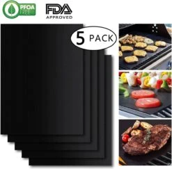 5 X Tapis De Barbecue | Tapis De Gril Antiadhésif | Barbecue | Ensemble De 5 40 X 33 CM | Lave-vaisselle | Papier Sulfurisé Réutilisable 8 5 X Tapis De Barbecue | Tapis De Gril Antiadhésif | Barbecue | Ensemble De 5 40 X 33 CM | Lave-vaisselle | Papier Sulfurisé Réutilisable -Grill Feu Maison 1200x1179 6