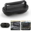 Cheqo® BBQ Brush - Brosse à Barbecue - Brosse De Nettoyage - Grattoir - Indispensable - Manche Groot - 2 Brosses Rondes - 19x10x8cm