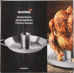 Mustang Support Poulet Acier Inoxydable Ø 30 Cm - Grille Poulet Pour Le Barbecue - Support Poulet - Support Poulet BBQ - Kip Canette De Bière - Acier Inoxydable 5 Mustang Support Poulet Acier Inoxydable Ø 30 Cm - Grille Poulet Pour Le Barbecue - Support Poulet - Support Poulet BBQ - Kip Canette De Bière - Acier Inoxydable -Grill Feu Maison 1200x1186 4