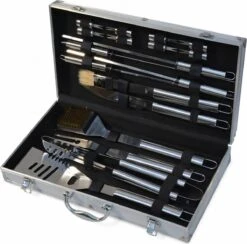Mallette D'ustensiles Pour Barbecue Et Plancha - 18 Pièces