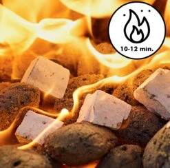 Inround - Barbecue Avec Briquettes De Charbon De Bois, Allume-feu, Allume-charbon Et Brochettes De Barbecue - BBQ -Grill Feu Maison 1200x1186 9