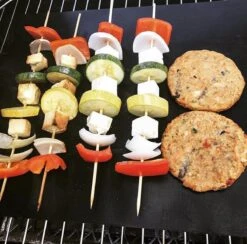 Tapis De Barbecue Sandesen®, 3 Pièces Sur Un Rouleau, Revêtement Antiadhésif, Faciles à Nettoyer Et Réutilisables. Barbecue - Tapis De Grill. Noir, Taille 40x33 Cm -Grill Feu Maison 1200x1187 17