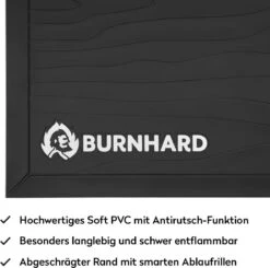 Tapis De Sol Pour BBQ BURNHARD, Tapis De Barbecue - PVC Souple - 160 X 80 Cm -Grill Feu Maison 1200x1190 7