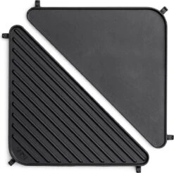 Höfats Cube Fire Pit Plancha - Fonte - 50x28x3 Cm - Noir