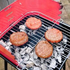 Inround - Barbecue Avec Briquettes De Charbon De Bois, Allume-feu, Allume-charbon Et Brochettes De Barbecue - BBQ -Grill Feu Maison 1200x1192 9