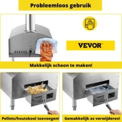 Four à Pizza Vevor® - Barbecue - Pizzarette - Four à Pizza Extérieur - Four à Pizza Extérieur - Pierre à Pizza - Portable - Acier Inoxydable 9 Four à Pizza Vevor® - Barbecue - Pizzarette - Four à Pizza Extérieur - Four à Pizza Extérieur - Pierre à Pizza - Portable - Acier Inoxydable -Grill Feu Maison 1200x1193
