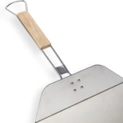 Relaxdays Pelle à Pizza Manche Bois - Pliable - Pelle à Pain Inox - Four Pelle à Pizza -Grill Feu Maison 1200x1195 7