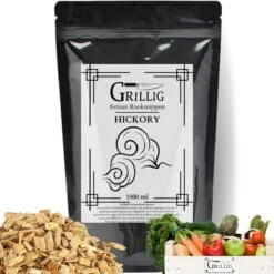 Artisan Fantasque - Copeaux De Fumée Hickory - Bois De Fumée Pour Fumage à Chaud - 2 Litres