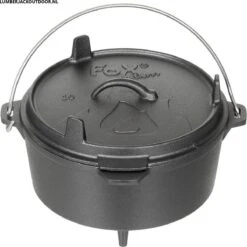 MFX Fox Plein Air - Bouilloire - Faitout - Fonte - 3,8 Litre