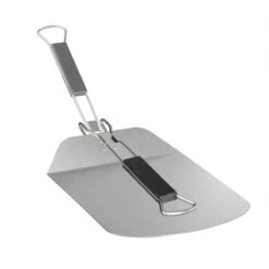 Relaxdays Pelle à Pizza En Acier Inoxydable - Spatule à Pizza Manche En Bois - Cuillère à Pain - Pliable - 29x29 Cm -Grill Feu Maison 1200x1199 11