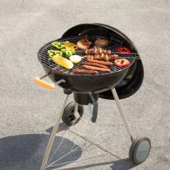 NATERIAL - Barbecue à Charbon PHOENIX ALPHA - 8 Personnes - Ø 57 Cm - H. 97 Cm - Acier émaillé - Zwart - Barbecue Boule -Grill Feu Maison 1200x1199 3