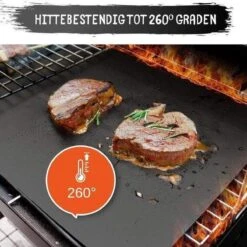 BBQ Siliconen Tenailles - 3 Incl BBQ Mat - Viande Tenailles - Tapis Barbecue - BBQ Tenailles - Noir 30cm -Grill Feu Maison 1200x1200 1034