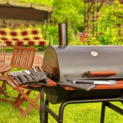 Relaxdays Pinces De Cuisine En Acier Inoxydable - Pinces à Barbecue - Manche En Bois - Pinces à Servir - Pinces à Grillades - 38 Cm -Grill Feu Maison 1200x1200 1059