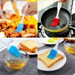 Set De 3 Pinces De Cuisine De Premium Supérieure - Pinces Pour Barbecue De Cuisine - Avec Deux Brosses En Silicone - Cuisson - BBQ - Salade, Gâteau, Crème Glacée, Four - (3x Pinces + 2 Brosses) -Grill Feu Maison 1200x1200 1064