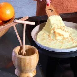 Crêpière - Spatule à Crêpes - 4 Pièces En Bois (18", 13", 9" Spatule Et Spatule En Bois De 30 Cm De Long) Tailles Pratiques Pour Tous Les Amateurs De Crêpes - Crêpière 100% Naturelle Et De Haute Qualité -Grill Feu Maison 1200x1200 1070