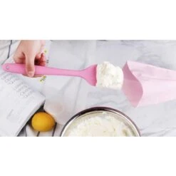 Spatule En Silicone - Spatule à Dessert - Grattoir à Pot - Orange - 21cm -Grill Feu Maison 1200x1200 1072