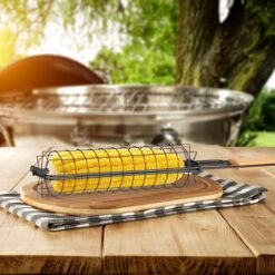 Relaxdays Pince à Barbecue Pour Viande Et Légumes - Pince à Grill - Porte-épi De Maïs - 52 X 7cm -Grill Feu Maison 1200x1200 1144