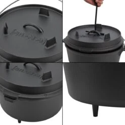 Cocotte Enkhuizen Avec Couvercle Fonte Noir 9 L 12 Cocotte Enkhuizen Avec Couvercle Fonte Noir 9 L -Grill Feu Maison 1200x1200 1157