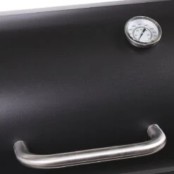 Beliani KATLA - Barbecue à Charbon - Noir - Acier -Grill Feu Maison 1200x1200 1159