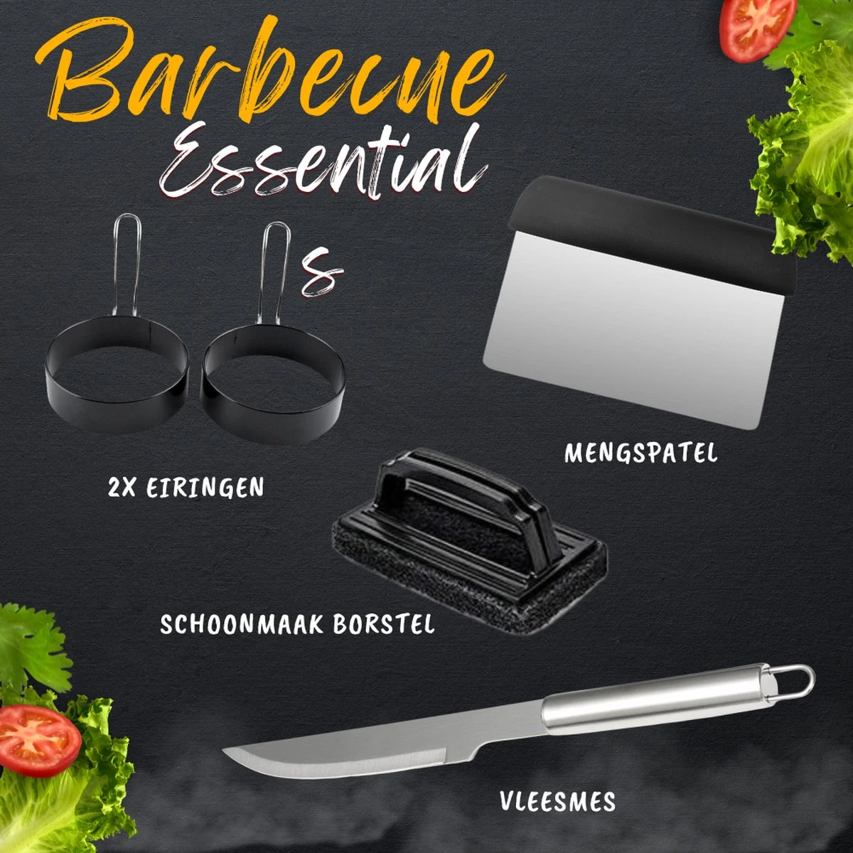 Goods | Set D' Accessoires De Vêtements Pour Bébé De BBQ De Luxe | Acier Inoxydable | 18 Pièces | Ensemble Complet | Mallette De Rangement Gratuite | 6 Goods | Set D' Accessoires De Vêtements Pour Bébé De BBQ De Luxe | Acier Inoxydable | 18 Pièces | Ensemble Complet | Mallette De Rangement Gratuite | – Image 6