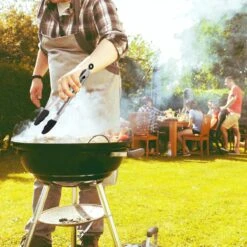 Relaxdays 4 X Pinces à Barbecue En Silicone - Pinces à Viande - Pinces De Cuisine - Acier Inoxydable - Pinces à Barbecue - Noir -Grill Feu Maison 1200x1200 1211