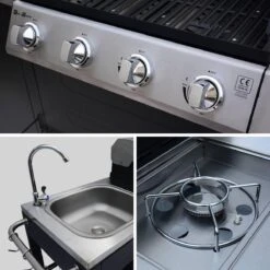 Barbecue à Gaz D Artagnan Cuisine Extérieure 5 Feux, évier, Planche à Découper, Thermomètre - Branchement Gaz G1 2 F15-21 Inclus. 6 Barbecue à Gaz D Artagnan Cuisine Extérieure 5 Feux, évier, Planche à Découper, Thermomètre - Branchement Gaz G1 2 F15-21 Inclus. -Grill Feu Maison 1200x1200 122