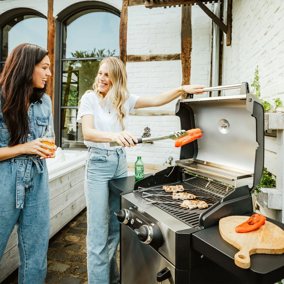 Barbecue électrique Enders EFlow Pro 2 Turbo - Bbq - 36,5 Kg - Surface De Cuisson 50 X 39 Cm - Grille De Cuisson Grille En Fonte 2 Barbecue électrique Enders EFlow Pro 2 Turbo - Bbq - 36,5 Kg - Surface De Cuisson 50 X 39 Cm - Grille De Cuisson Grille En Fonte – Image 2