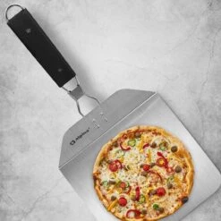 Pelle à Pizza En Acier Inoxydable Manche Carré Pliable - Pelle à Gâteau - Spatule à Crêpes Pizzaspatch BBQ -Grill Feu Maison 1200x1200 1281