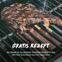 Burnhard Pince à Barbecue Burnhard 45cm | Acier Inoxydable | Manche En Bois D'acacia | Avec œillet De Suspension -Grill Feu Maison 1200x1200 1313