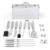 Ensemble Barbecue - Boîte à Outils Pour Barbecue De 18 Pièces - Ensemble D'outils De Barbecue De Luxe + étui