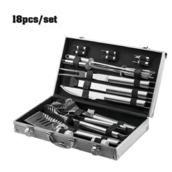 Ensemble Barbecue - Boîte à Outils Pour Barbecue De 18 Pièces - Ensemble D'outils De Barbecue De Luxe + étui -Grill Feu Maison 1200x1200 1322