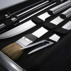 Ensemble D'outils De Barbecue De Luxe Tectake Pour Barbecue - 18 Pièces -Grill Feu Maison 1200x1200 1330