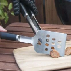 Ensemble D'outils Pour Barbecue - 3 Pièces - Acier Inoxydable